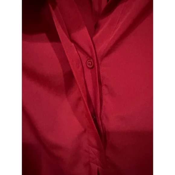 Alabama Crimson Tide Women's Red pullover Blouse White Logo Size 1X - Picture 4 of 5